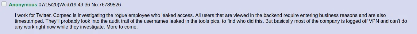 Twitter-Blog-Alleged 'rogue employee' (4chan /g/ - Technology)