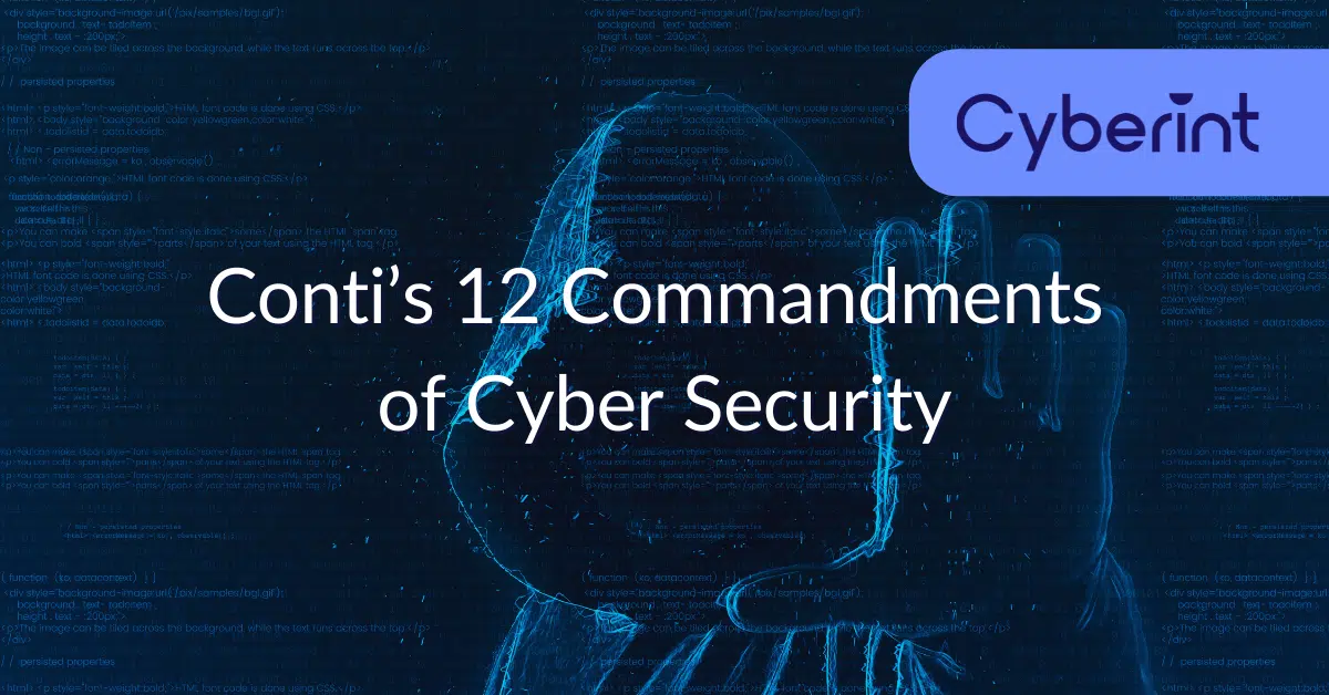 Conti Best Practices