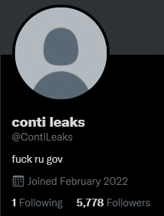 ContiLeaks Twitter account