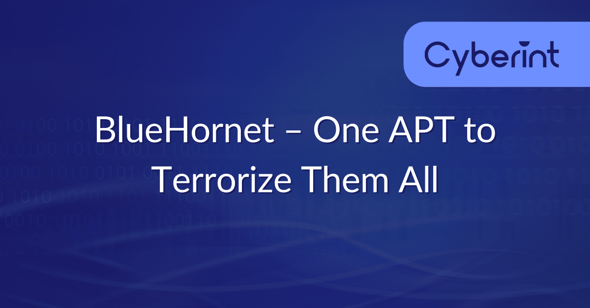 BlueHornet – One APT to Terrorize Them All