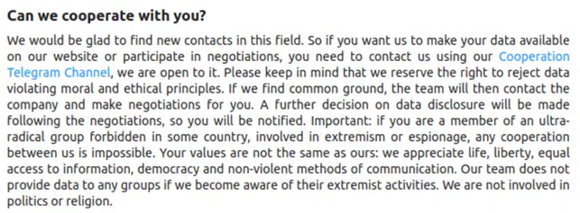 RansomHouse recruiting announcement