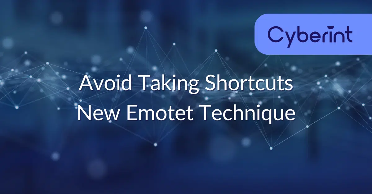 New Emotet Technique