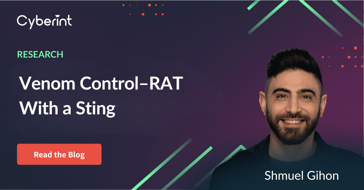 venom control RAT with a sting