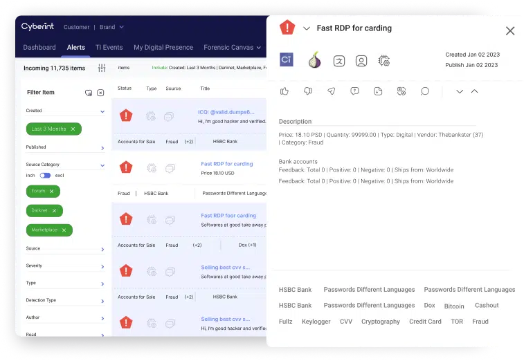 argos detecting carding
