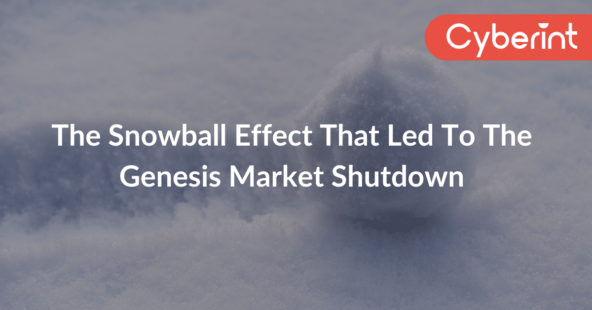 The Snowball Effect That Led To The Genesis Market Shutdown