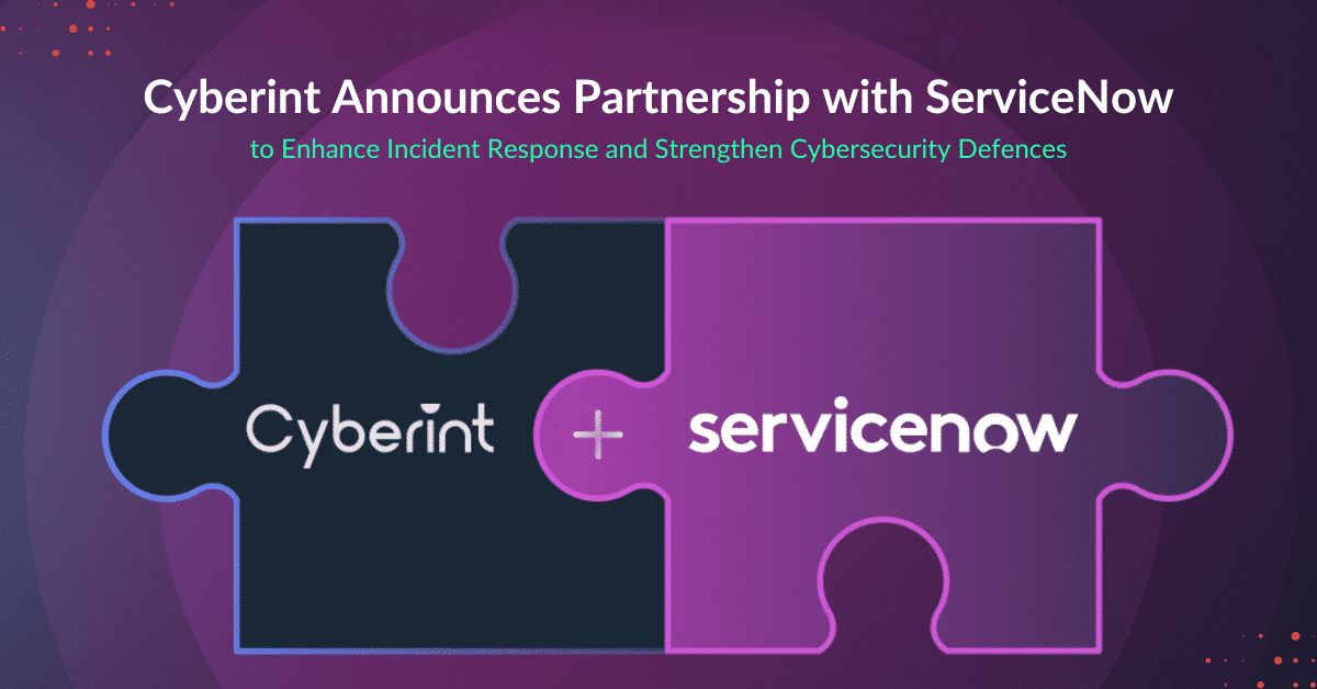 Cyberint ServiceNow Partnership