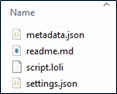 Figure 2: Files Inside the Configuration File 