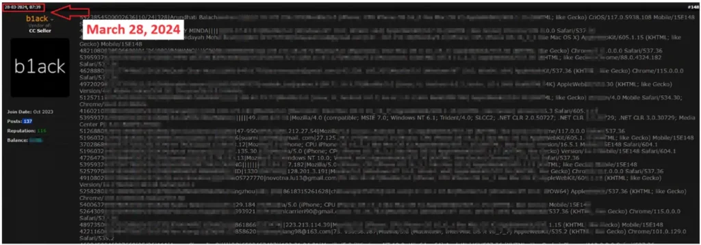 Free CCS/FULLZ Releases of b1ack on Carding Forums Prior to the 1 Million Giveaways