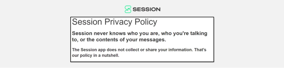 Source: https://getsession.org/privacy-policy