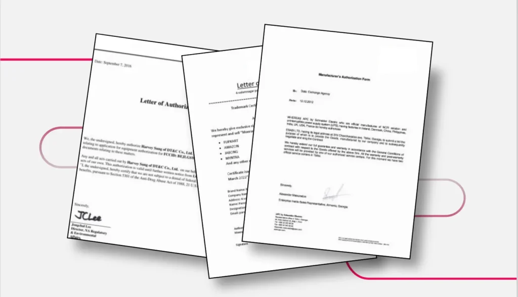 letter of authorization