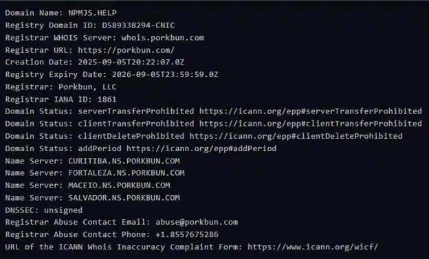 Figure 3: Whois Record