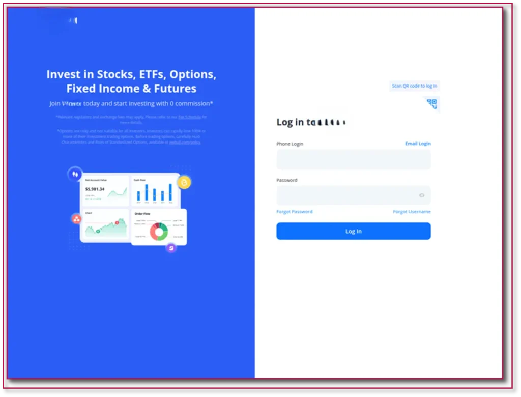 Figure 14: Phishing page displayed to victim